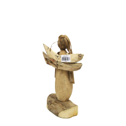 Anioł z surowego drewna Hand Made 25cm